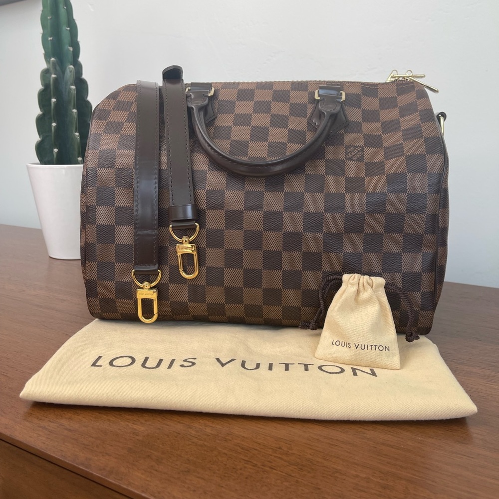 Louis Vuitton Speedy Bandoulière 30 in Damier Ebene
